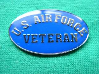 US AIR FORCE USAF VET VETERAN MILITARY SHIRT LAPEL PIN  