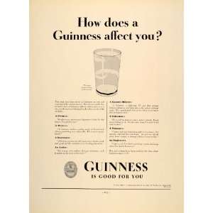   Stout Dark Beer Alcoholic Beverage   Original Print Ad