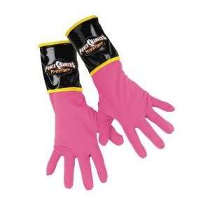   Power Ranger Pink Costume Gloves   Childs One Size Fits All Toys