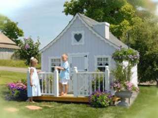 Gingerbread 8x12 Childrens Wood Playhouse Kit w/ Floor (Cottage 8x12 