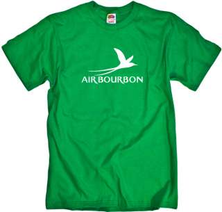   with a Green/Orange/Blue or White Air Bourbon Retro Airline Logo