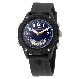   T49744 Analog Digital Resin Strap Expedition Rubber Strap Watch  