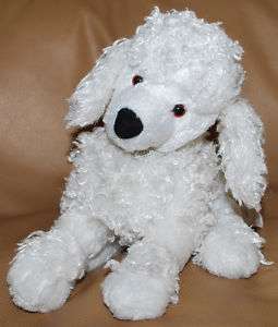Plush Stuffed Animal Gund White Poodle Puppy Dog CUTE  