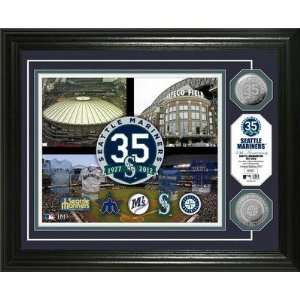   Mariners 35th Anniversary Silver Coin Photo Mint 