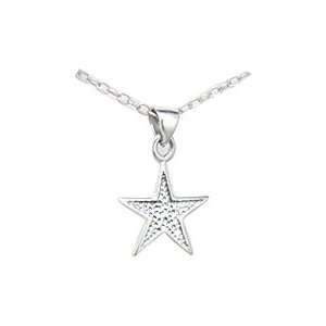   Silver & Anti Tarnish Star Shaped Pendant   925 Silver Jewelry By Gems