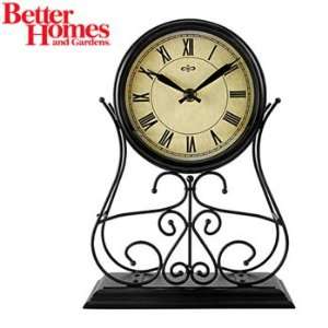   Better Homes & GardensÂ® Wrought Iron Mantel Clock