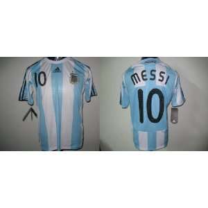  Argentina home # 10 Messi size L soccer jersey Sports 