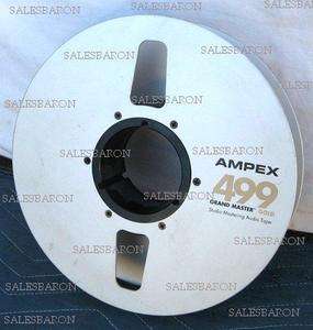 Ampex 499 Grand Master gold audio tape reel 5diameter 2 x 2500 