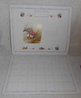 Beatrix Potter Calendar Babys First Year Peter Rabbit New Stickers 