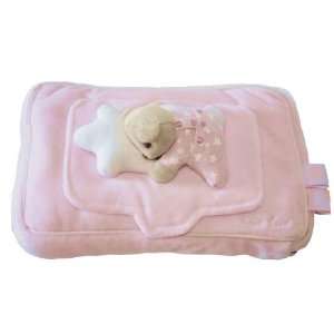 Tuc Tuc Pink Baby Wipe Holder, Baby Wipes Travel Case. Moons & Stars 