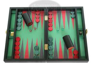 Backgammon Set Dimensions  Open Length 16 1/8in., Open Width 21 1 