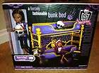 Monster High Clawdeen Wolf Room to Howl Dead Tired Bunk Bed Set NEW 