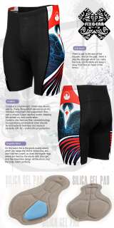 mens Mountain cycling bike tights SHORTS gel padded bicycle gear Team 