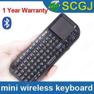 PC Mini Bluetooth Wireless Keyboard Google TV Media Control Touchpad 