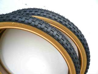 New Pair DURO 24x1.75 BMX Bike Gum Wall Tires  
