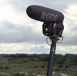 RODE VideoMic Pro Mic Kit Boom, Wind Muff & 10 Cable  