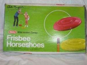 Vintage 1973 Wham O Frisbee Horseshoes Game IOB Whamo  