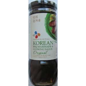 CJ Korean BBQ Marinade & Cooking Sauce, 16.9 ounce Bottles (Pack of 5 