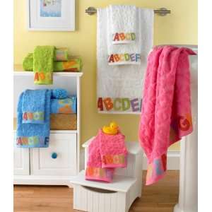  Bambini White Hand Towel: Home & Kitchen