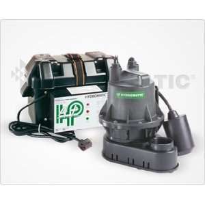 Hydromatic A+ Battery Backup Sump Pump System, Featuring BV A1 1/4 HP 