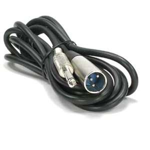  SF Cable, 10ft XLR 3P Male 1/4 Mono Microphone Cable  
