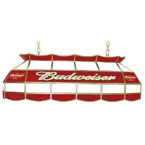  Budweiser 40 inch Stained Glass Pool Table Light 