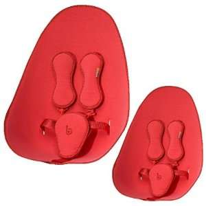 Bloom Fresco Seat Pads Large Small Set in Rock Red