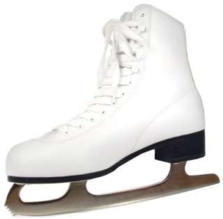  American Athletic Girls Leather Lined Figure Skates Shoes