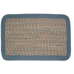   Blue Band   Rectangle Braided Rug (11 x 15): Home & Kitchen
