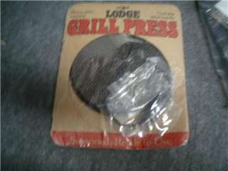 heavy duty cast iron lodge grill press  