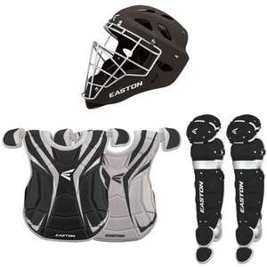 Easton Rival Home & Road Black Youth Catchers Set  