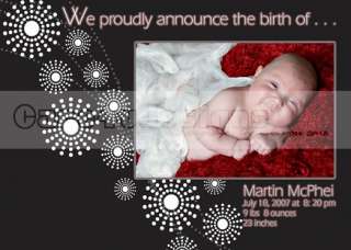 Baby prince birth announcement photoshop templates  