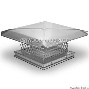 8x8 Stainless Steel Chimney Cap  