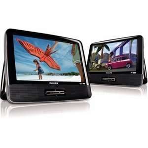  Philips Dual Portable DVD Players Electronics