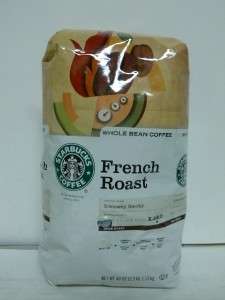 NEW! Starbucks French Roast Whole Bean Coffee X Bold 2.5 LBS  