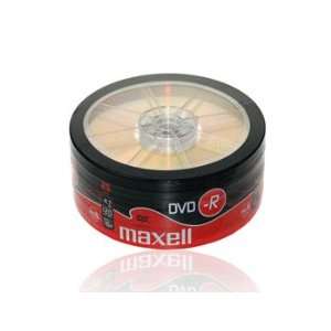  Maxell DVD R 4.7Gb 16X 25 Cello Wrap maxell dvdr data dvd 