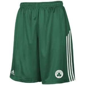  Boston Celtics Dark Green adidas 3 Stripe Pocket Shorts 