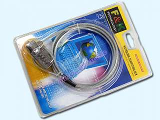 NEW COMPUTER NOTEBOOK LAPTOP LOCK SECURITY CABLE CHAIN  