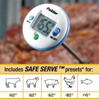   Instant Read Cooking Thermometer Probe Kitchen 047188001603  