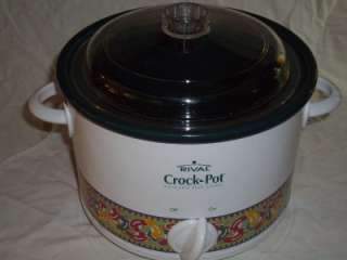 Rival Crock Pot Stoneware Slow Cooker / Model 3122  