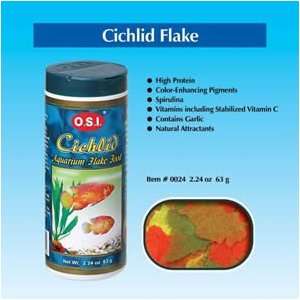  OSI Marine Lab Cichlid Flake Fish Food 2.24oz: Pet 