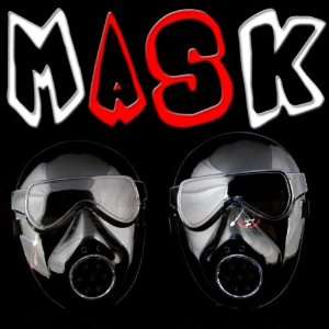 2 Paintball Airsoft Tactical Gear Clear Face Mask Sports 