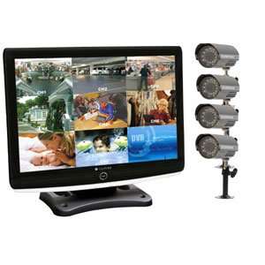  with 22 Inch TFT LCD, 8 Channel DVR, and 4 Cameras: Camera & Photo