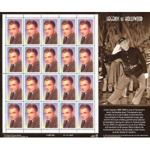   Cagney Legends of Hollywood Collectible Stamp Sheet 