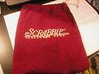 VINTAGE EMBROIDERED SCRABBLE TILE LETTER BAG MAROON RED BURGUNDY CLOTH 