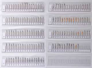 Dental Diamond burs 148 types Sample Storage Book  