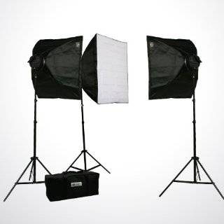   Studio 3 Softbox Lighting Kit Light Set + Carrying Case H9060S3