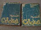 1971 1972 Plymouth Cricket Factory Service Manual Set