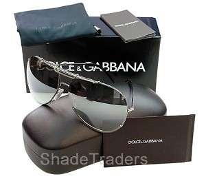 Dolce & Gabbana Aviator Sunglasses SILVER_GOLD 2075 24  
