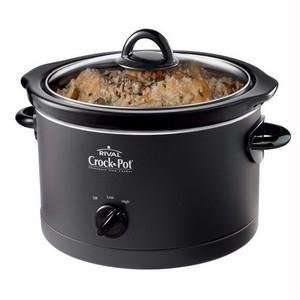  Crock pot SCV450 B Cooker & Steamer 4 quart   Black 